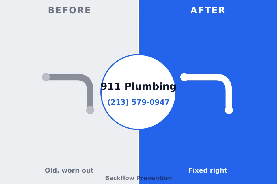 Before and after: plumbing company Saginaw, TX